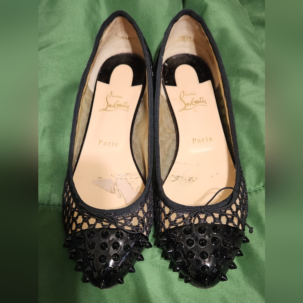 Christian Louboutin Spiked Flats